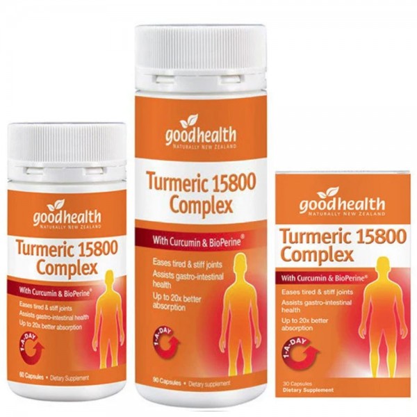Good Health Turmeric 15800 Complex Life with Health The Gifts from